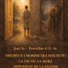 🕊️ Jour 56 — Proverbes 8 : 32–36  “Heureux l’Homme Qui M’Écoute” : La Vie ou la Mort Dépendent de la Sagesse