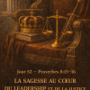 Jour 52 — Proverbes 8 : 15–16 La Sagesse au Cœur du Leadership et de la Justice